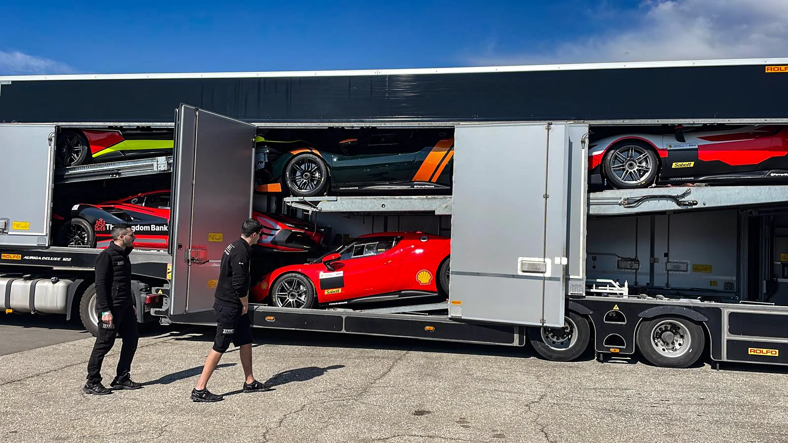 Super cars luxury logistic